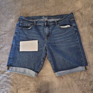 Women's Fitted - Stretchy Jean Shorts